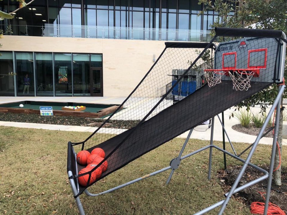 Basketball Hoops Setup