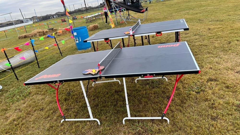 Outdoor Ping Pong Setup