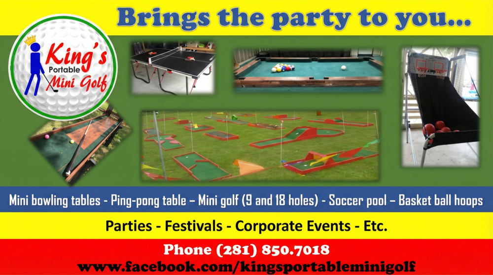 About King's Portable Mini Golf